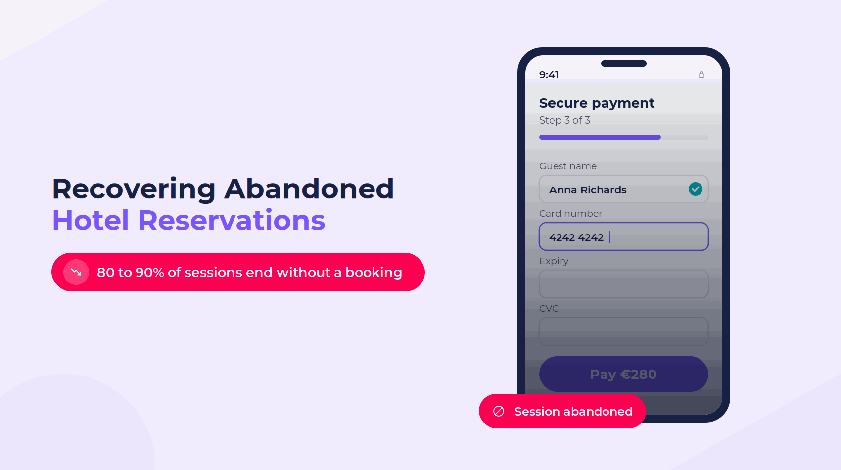 A tactical guide on how independent hotels can recover abandoned hotel reservations using modern strategies.