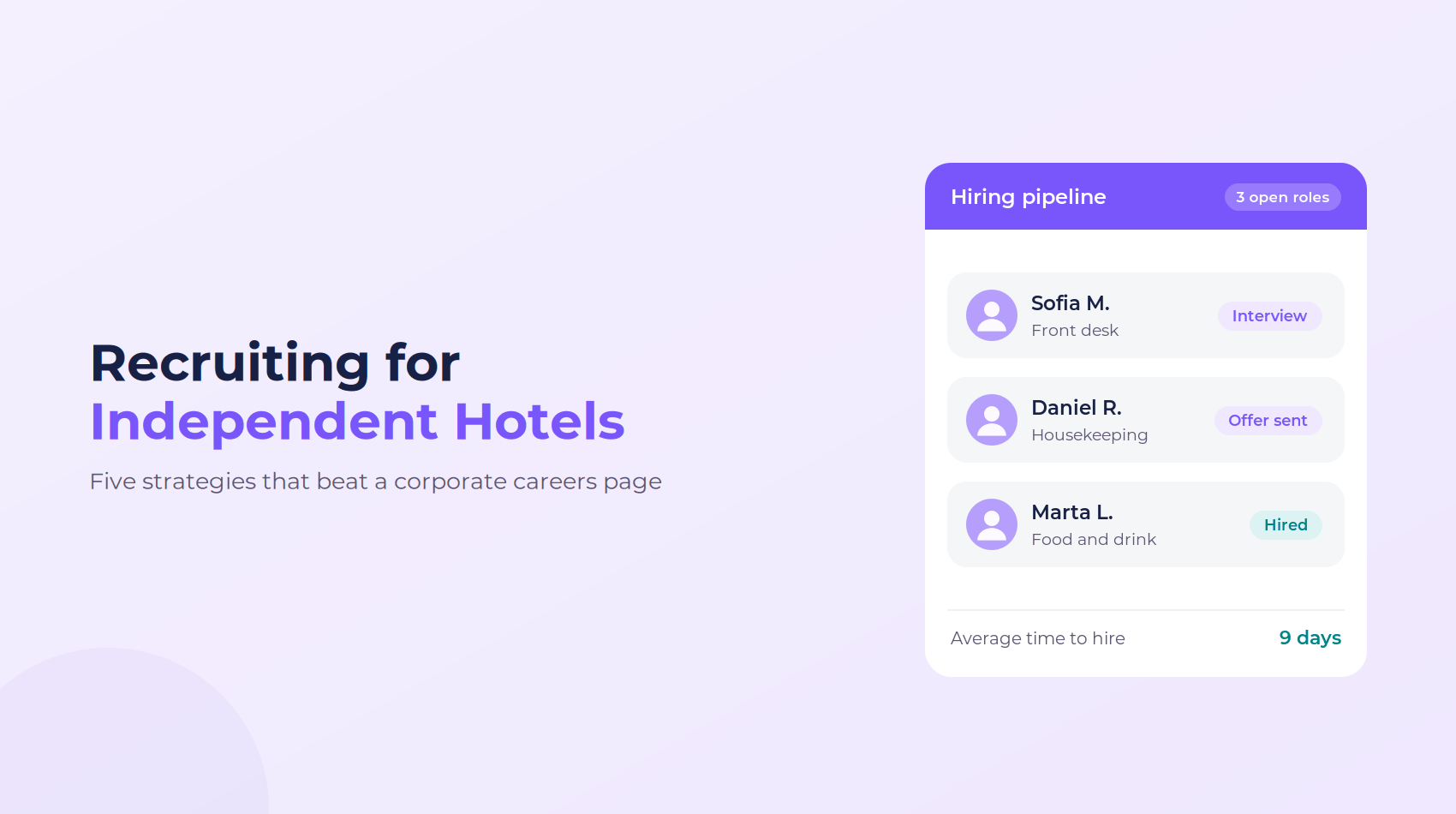 A tactical guide covering the top five hospitality recruitment practices in 2026.