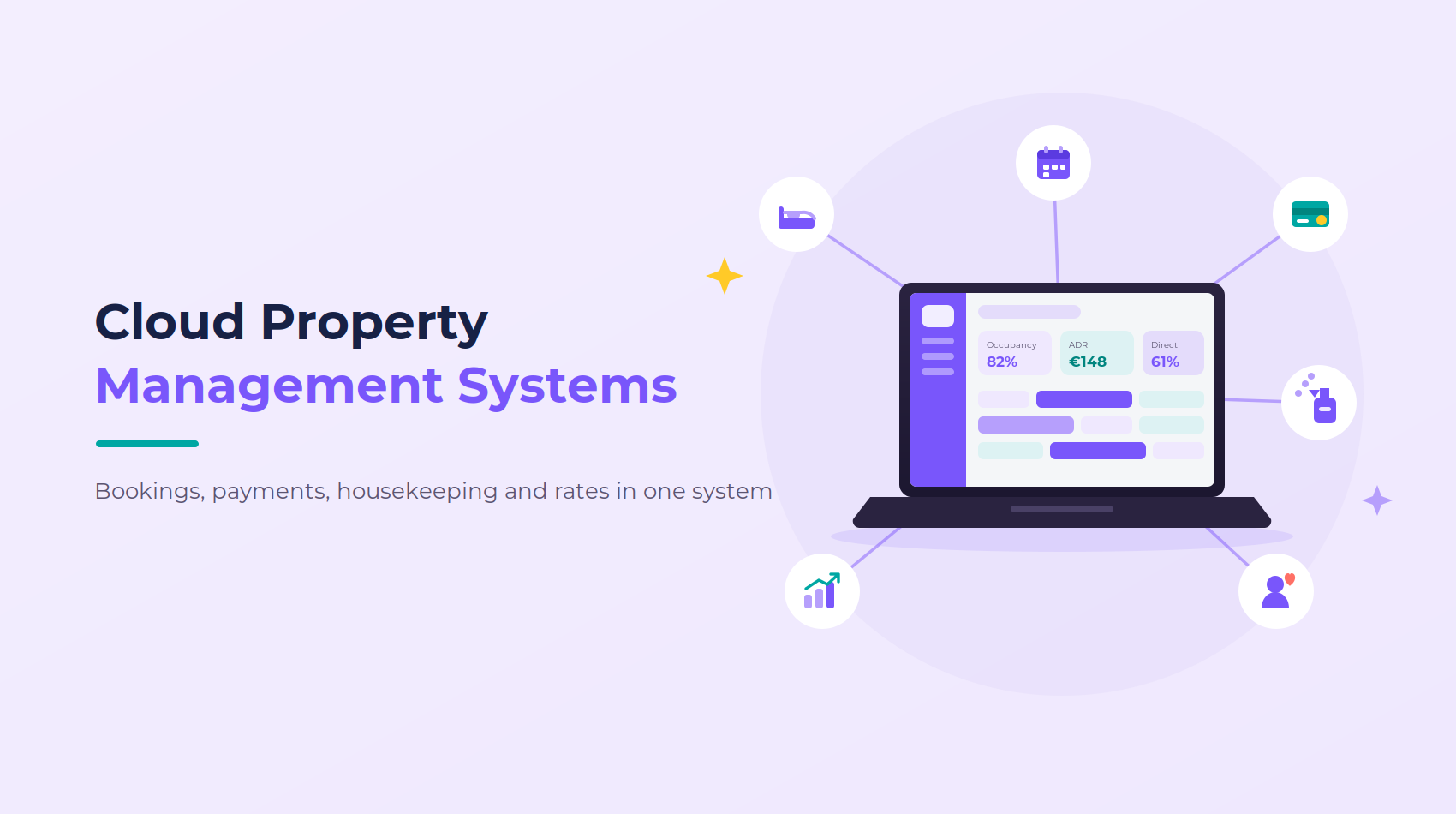 The complete guide for Cloud Property Management Systems (PMS) in hotels and hospitality.
