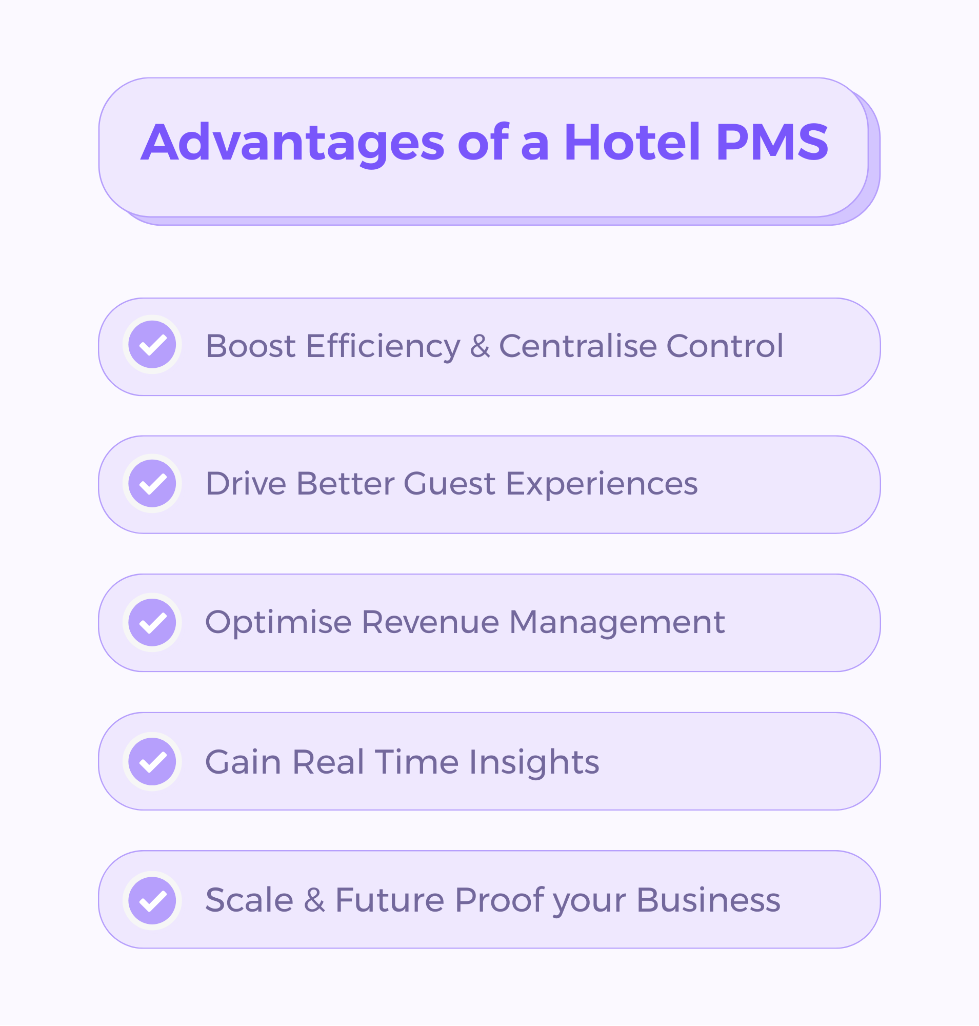 Advantages of a modern hotel PMS.