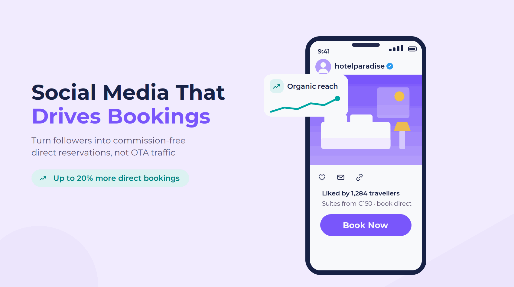 A complete guide on how social media c an be used by independent hotels to drive direct bookings.